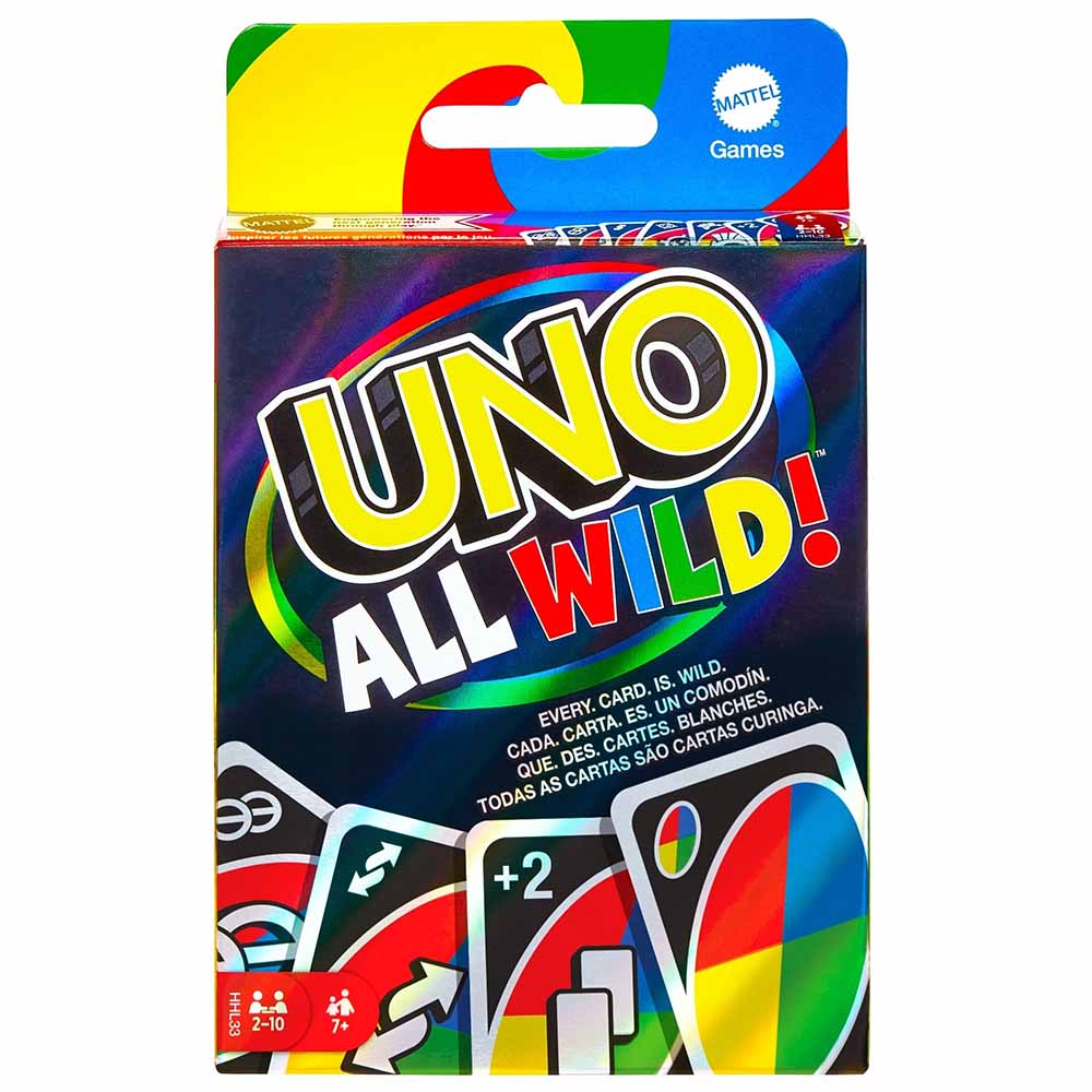 Juego De Mesa Uno MATTEL GAMES All Wild HHL33 Rojo