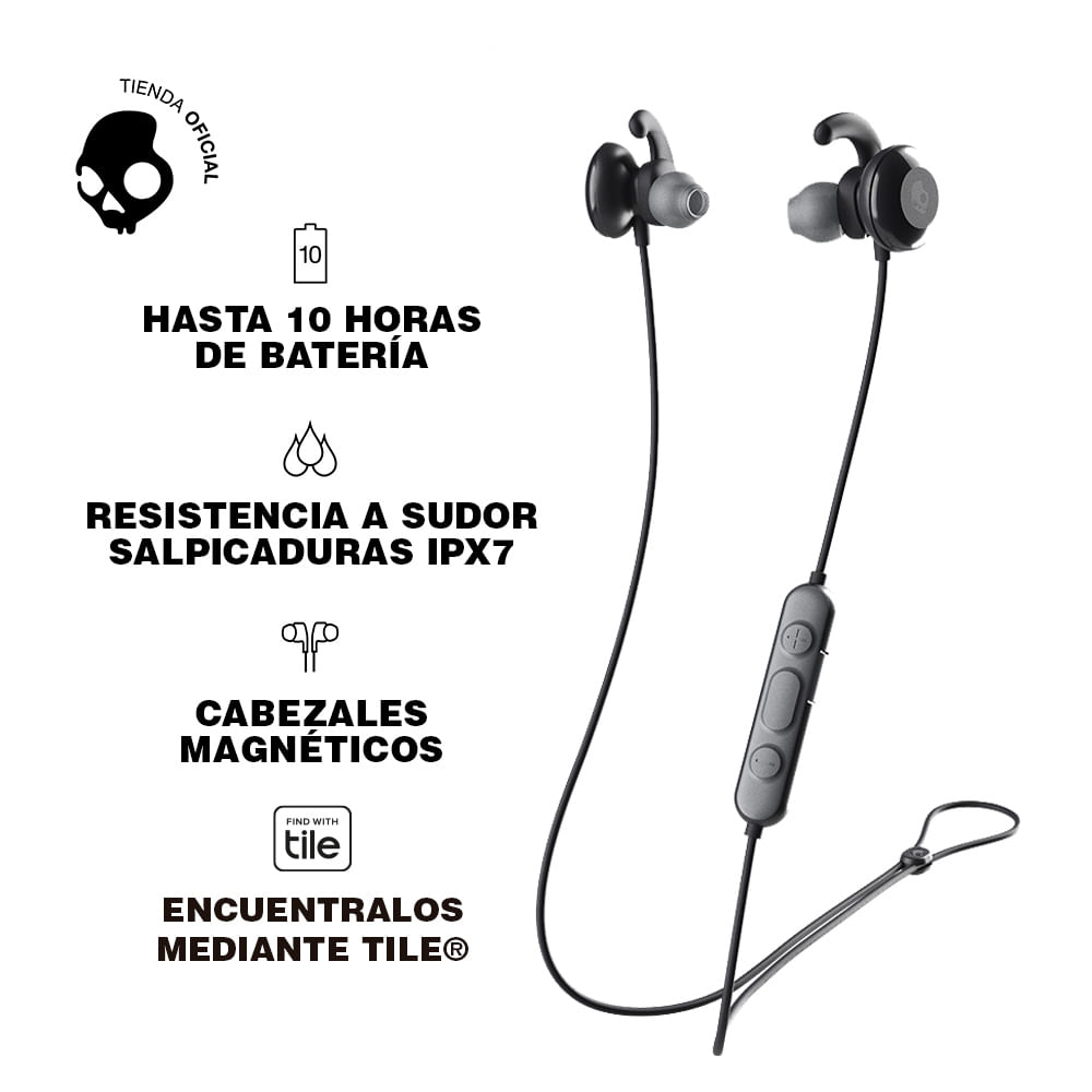 Audífonos In Ear SKULLCANDY Method Active Bt Negro