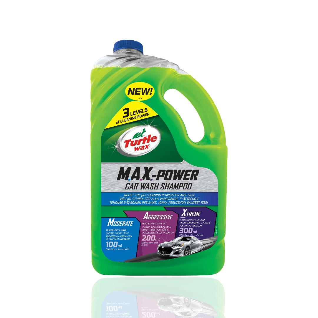 Shampoo Para Autos Max Power Car Wash 2.95 L (100 Onzas)