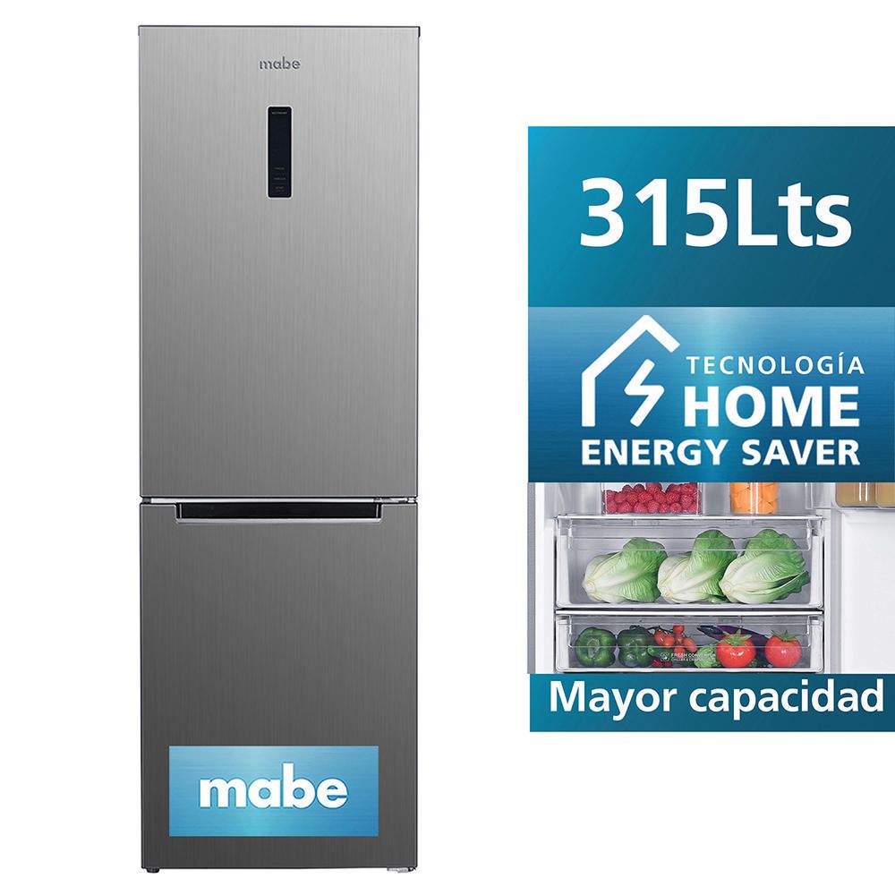 Refrigeradora Mabe Bottom Freezer RMB315PTPRO0 317L Inox