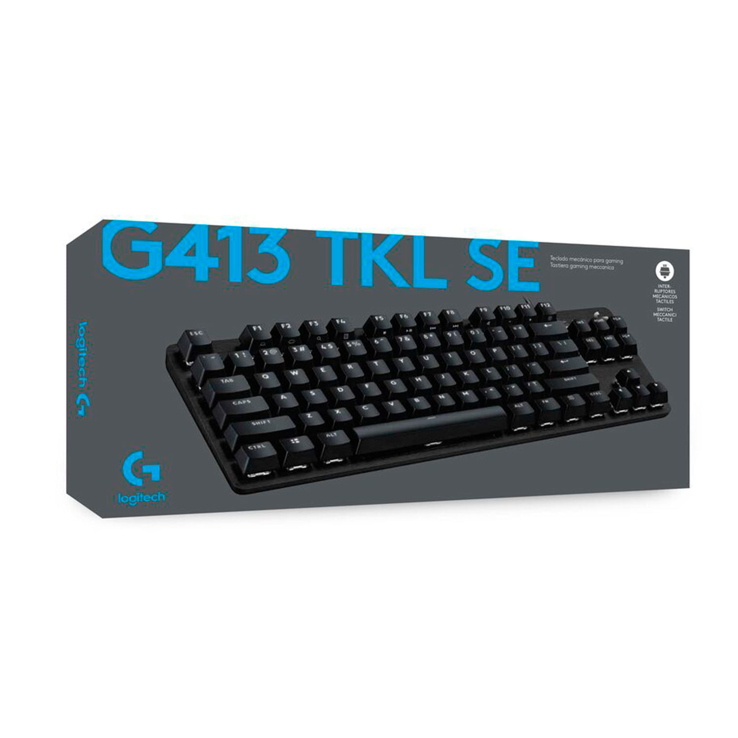 Teclado Gamer Logitech G413 Tenkeyless Se Blacklight Mecanical