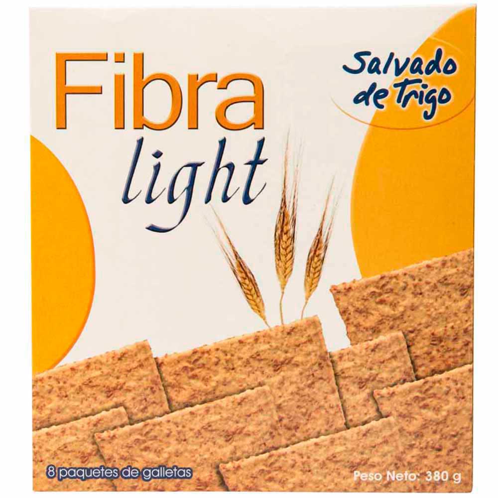 Galletas Integrales FIBRA LIGHT de Salvado Caja 380g