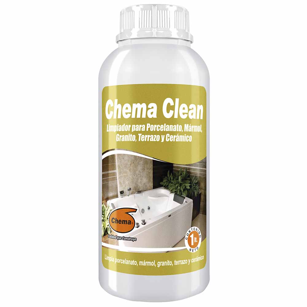 Limpiador Pisos Porcelanatos CHEMA Clean Botella 1L