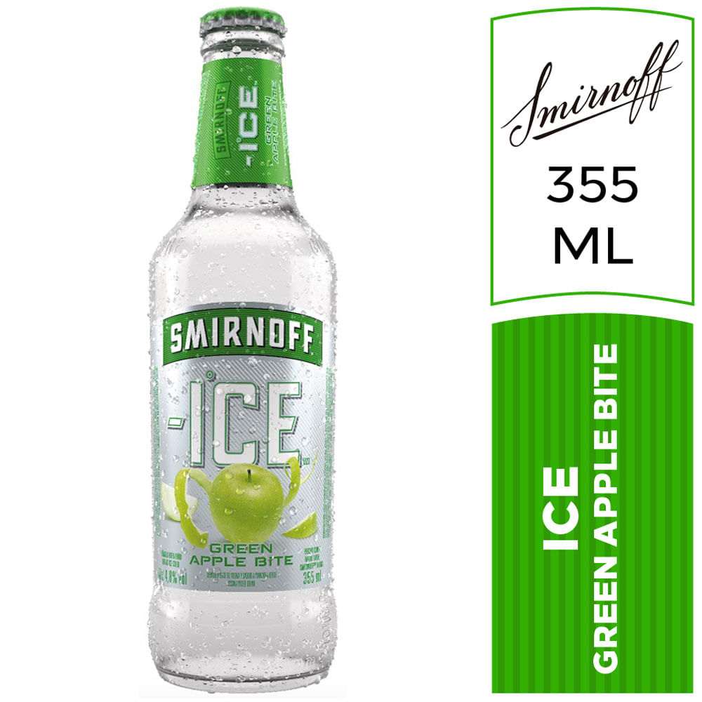 Ready To Drink (RTD) SMIRNOFF ICE Green Apple Botella 350ml