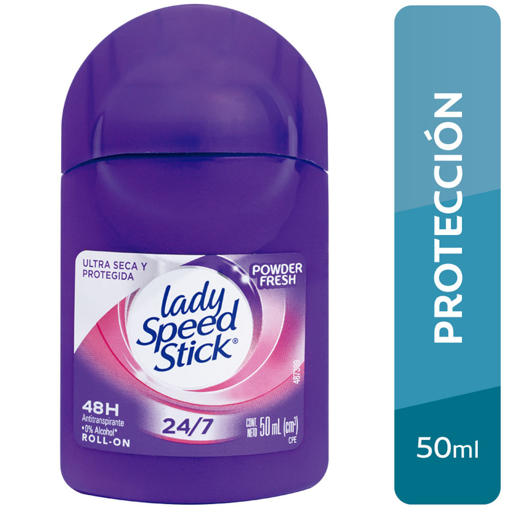 Desodorante en Barra para Mujer LADY SPEED STICK Powder Fresh Frasco 50ml