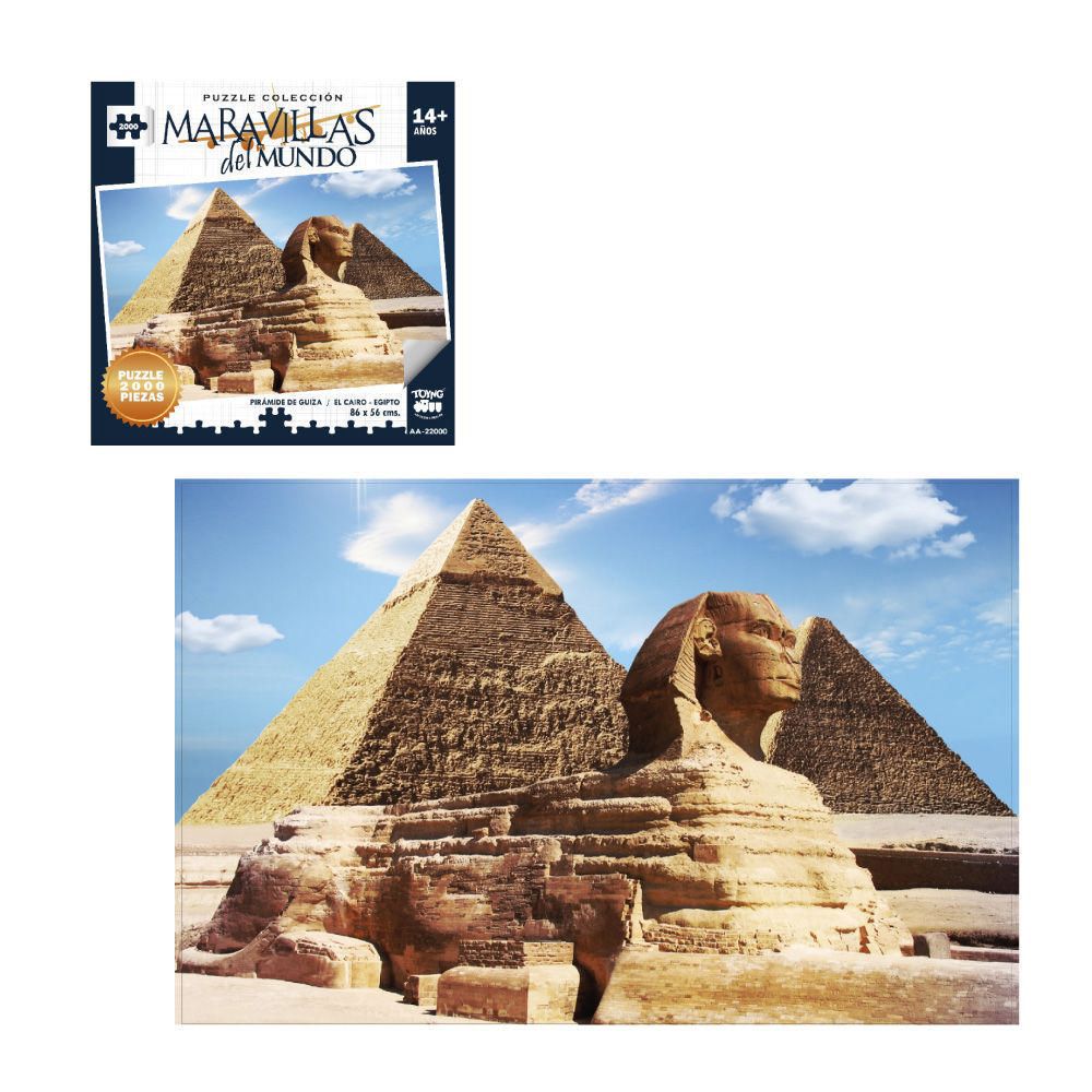 Rompecabezas 2000 Pcs Pirámide Egipto