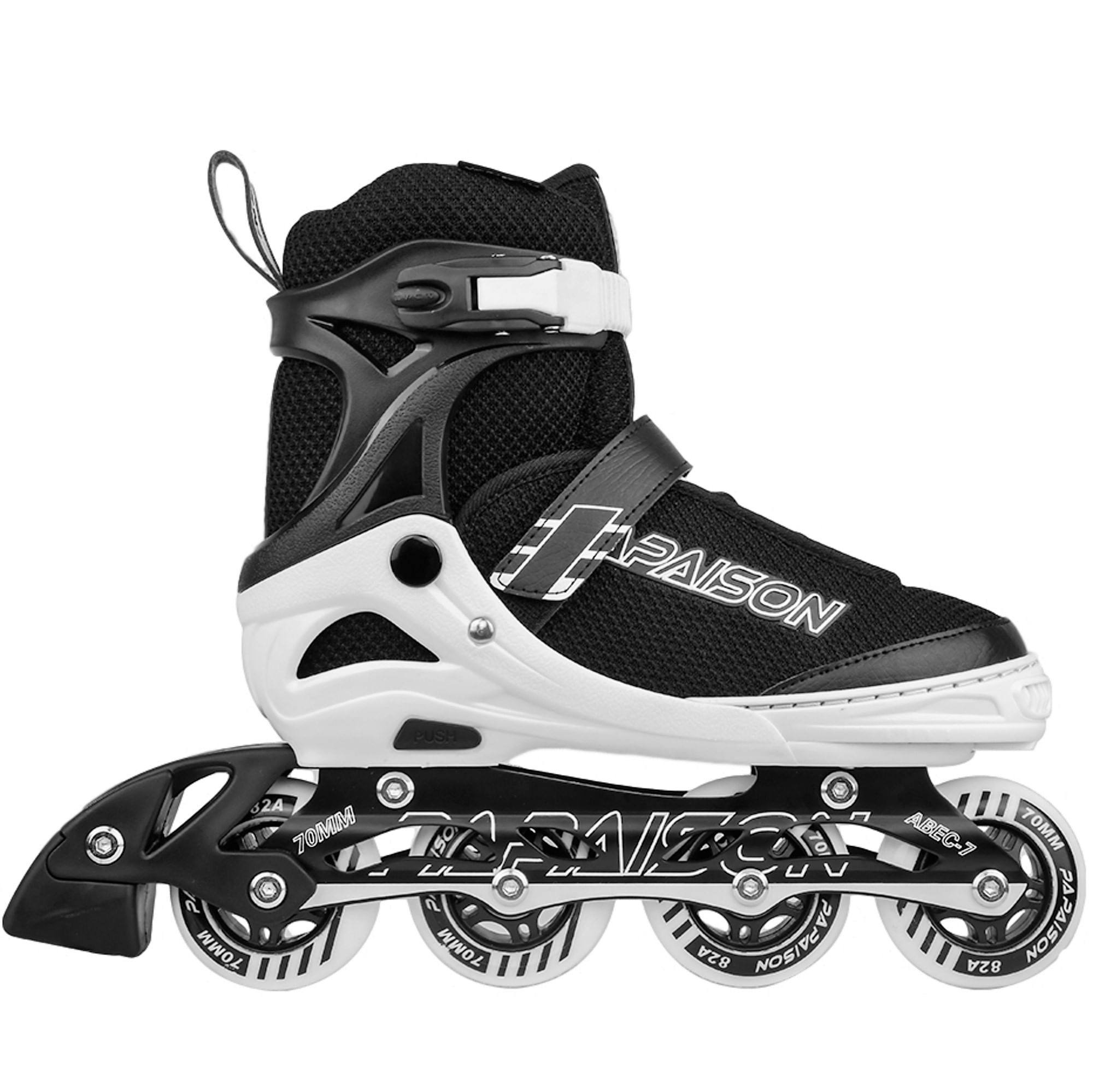 Patines Lineales Tallas 31-33 Papaison XZY-306 - Negro