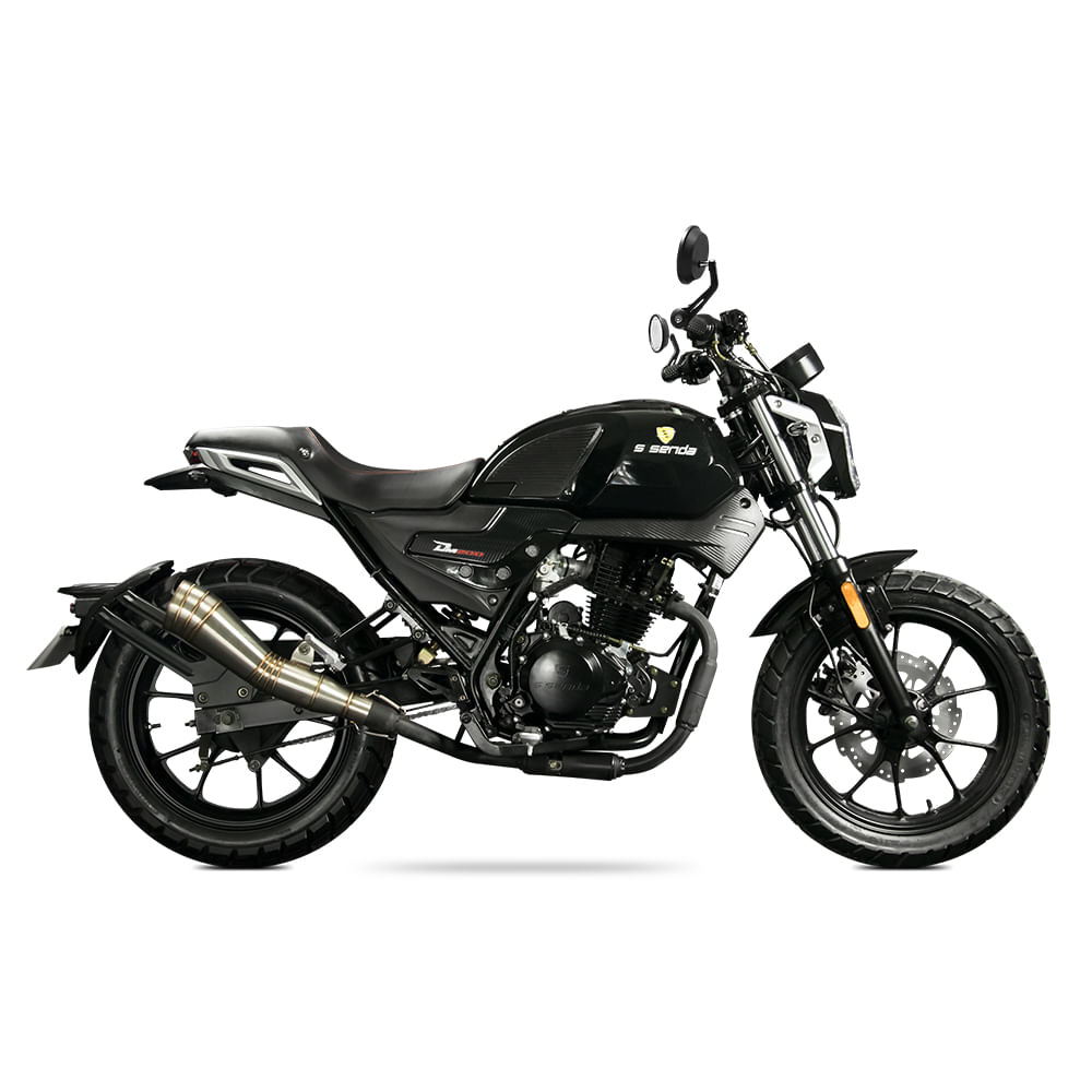 Motocicleta Ssenda DM 200 cc Negro