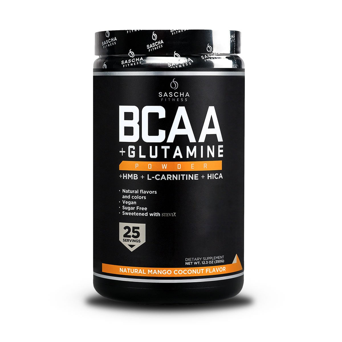 Bcaa + Glutamine Sascha Fitness 100% Sellado Mango Coconut