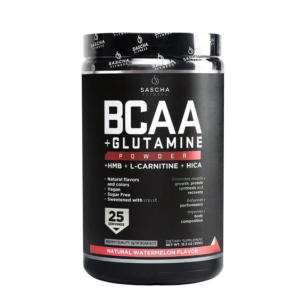 Bcaa + Glutamine Sascha Fitness 100% Sellado Watermelon