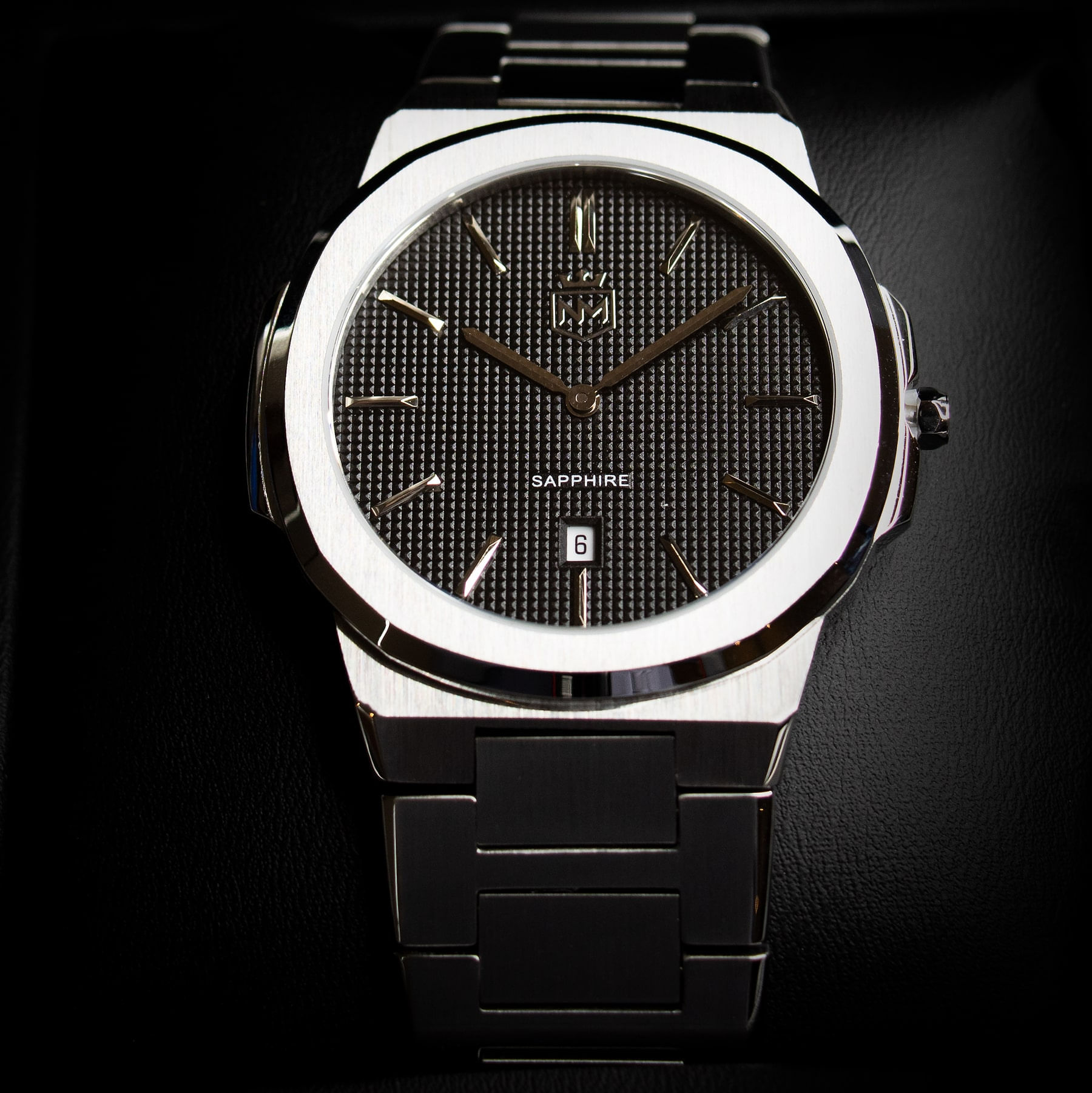 Reloj Noblemen Sapphire Silver Black