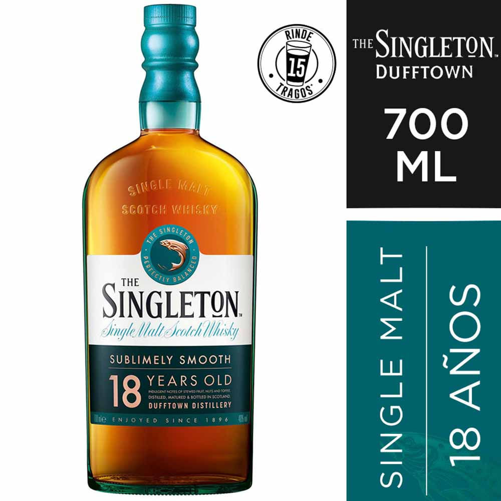 Whisky SINGLETON Single Malt 18 Años Botella 700ml