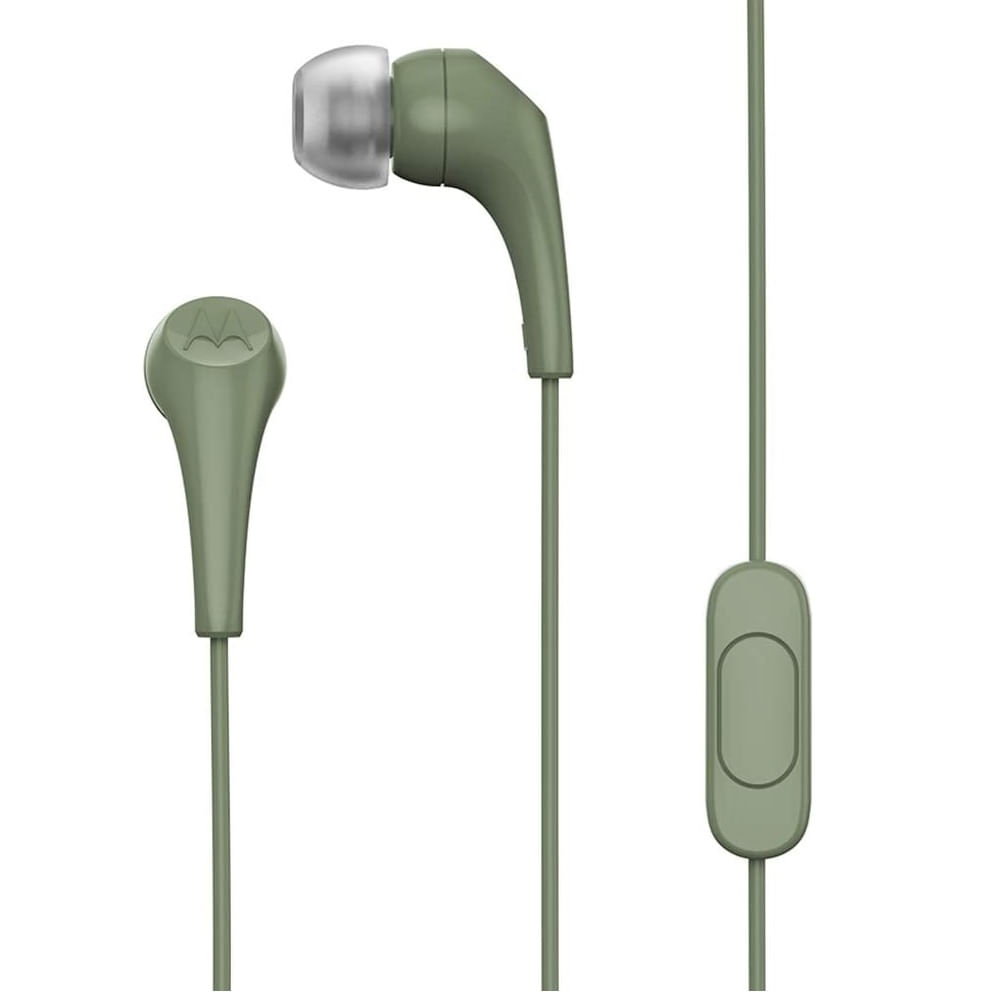 Audífono Motorola Earbuds 2 Ultra Ligero Sonido Sorprendente -Color Verde Olivo