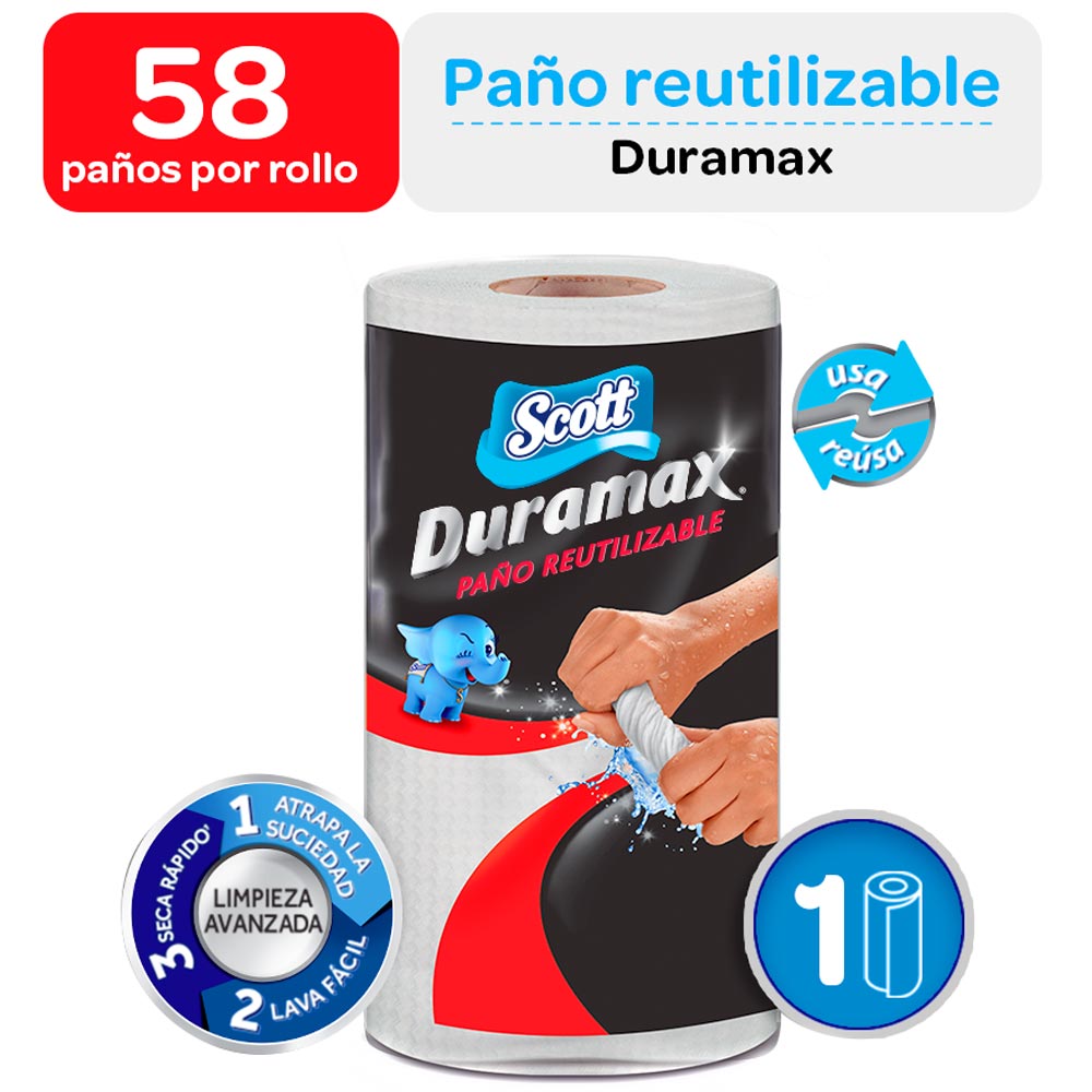Paño Reutilizable SCOTT Duramax Paquete 1un