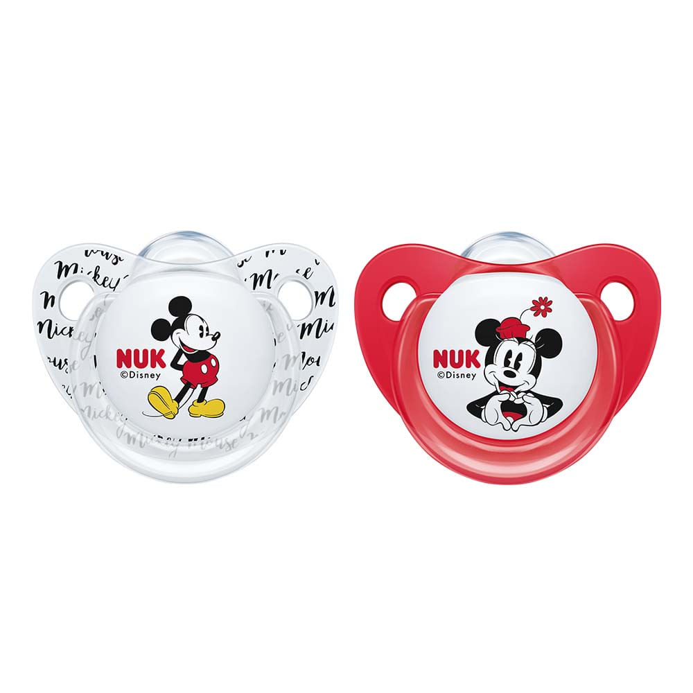 Chupón NUK Trendline #1 Mickey/Minnie (Modelos Aleatorios)