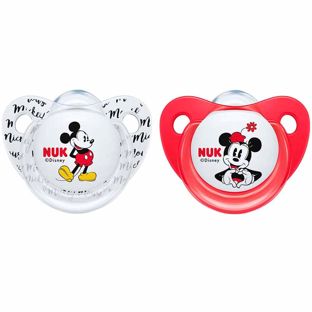 Chupón NUK Trendline #2 Mickey/Minnie (Modelos Aleatorios)