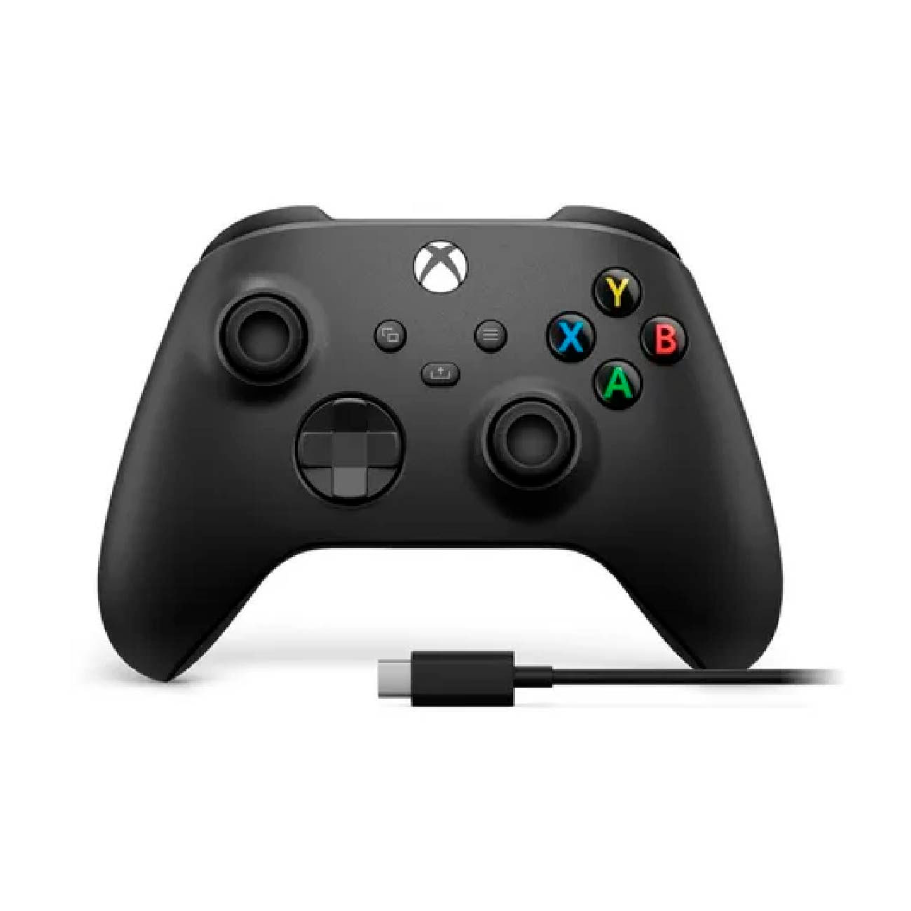 Mando inalámbrico Xbox One Series XS + Cable Usb para Windows 10 Negro