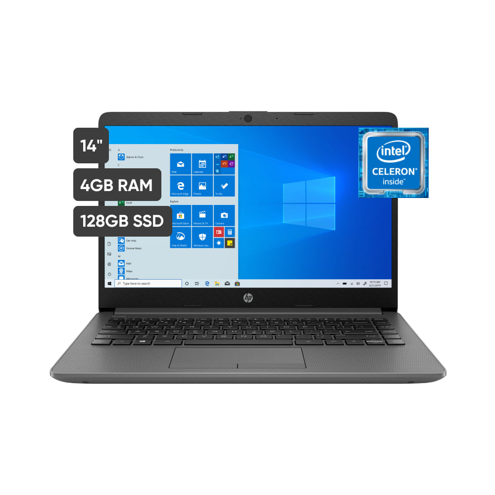 Laptop HP 14-CF2505LA 14'' Intel Celeron 4GB 128GB SSD