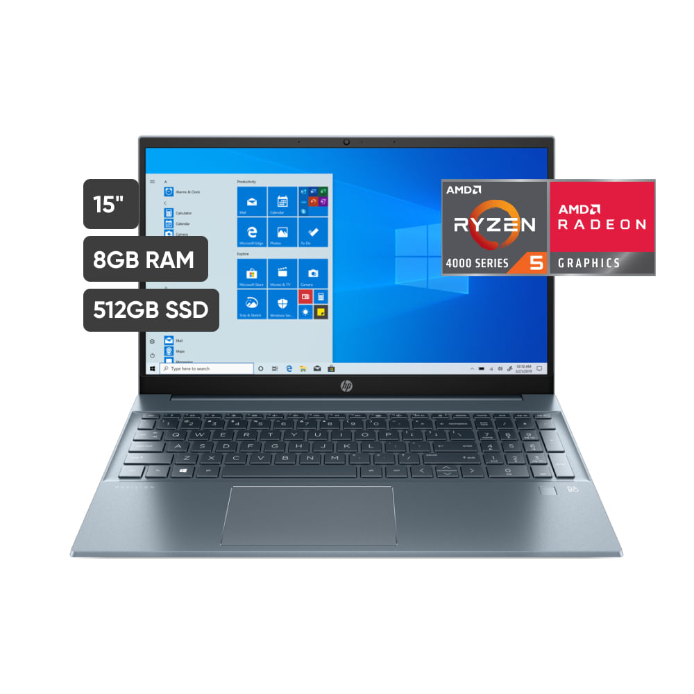 Notebook HP 15-EH0022LA 15'' AMD Ryzen 5 8GB 512GB SSD