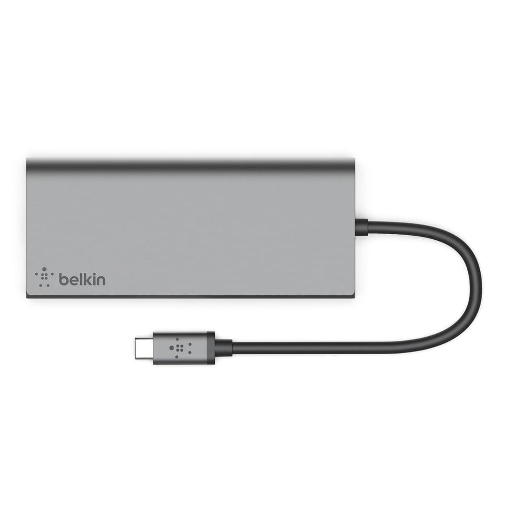 Docking Station Multimedia Hub Belkin USB C HDMI SD Ethernet F4U092BTSGY