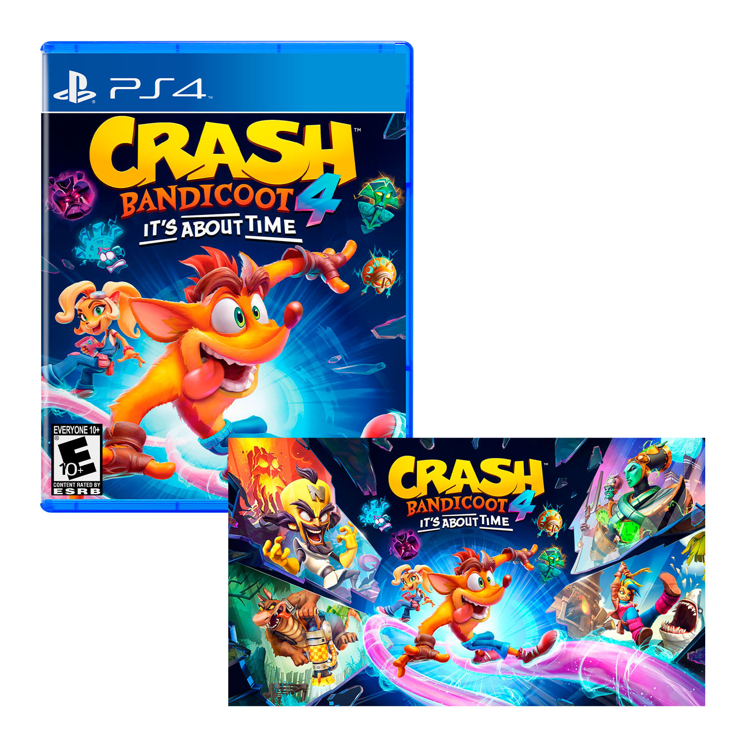 Crash Bandicoot 4 It'S About Time + Poster Playstation 4