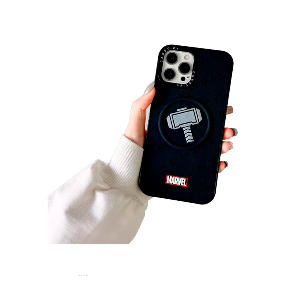 Case silicona Marvel martillo Thor para iphone X