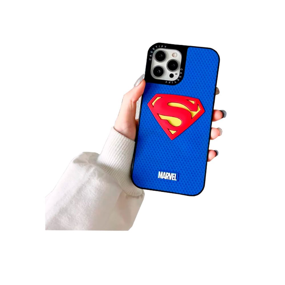 Case silicona Marvel Superman para iphone 11 Pro