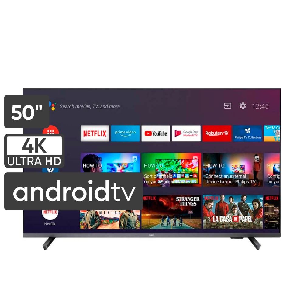 Televisor PHILIPS LED 50" UHD 4K Smart TV 50PUD7906