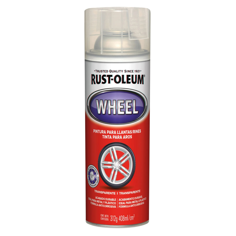 Aerosol Rust Oleum Automotive Llantas-Rines Transparente 312 gr