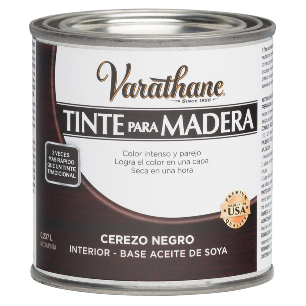 Tinte para madera Rust Oleum Varathane Cerezo Negro 0,237L