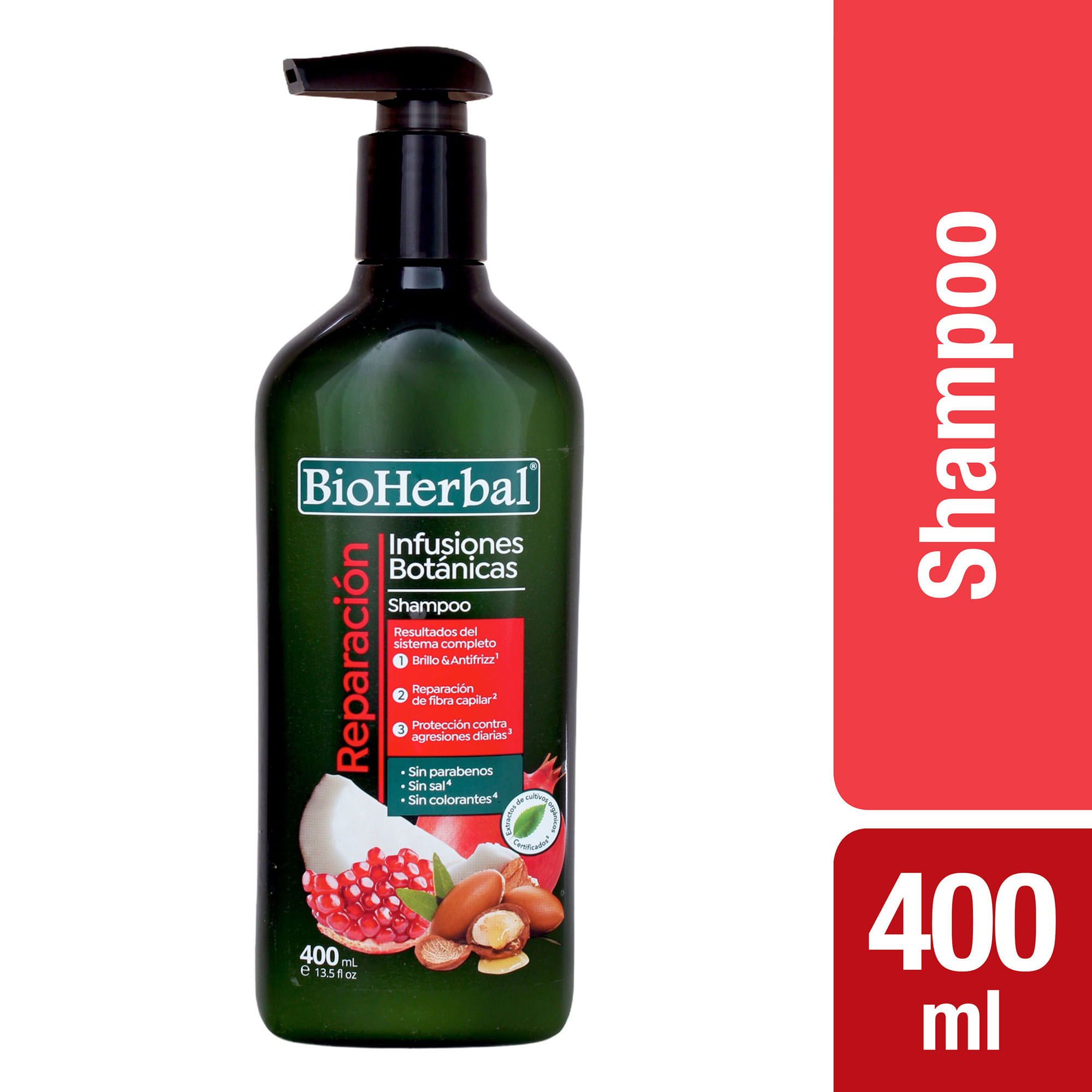 Shampoo BIOHERBAL Reparación Frasco 400ml
