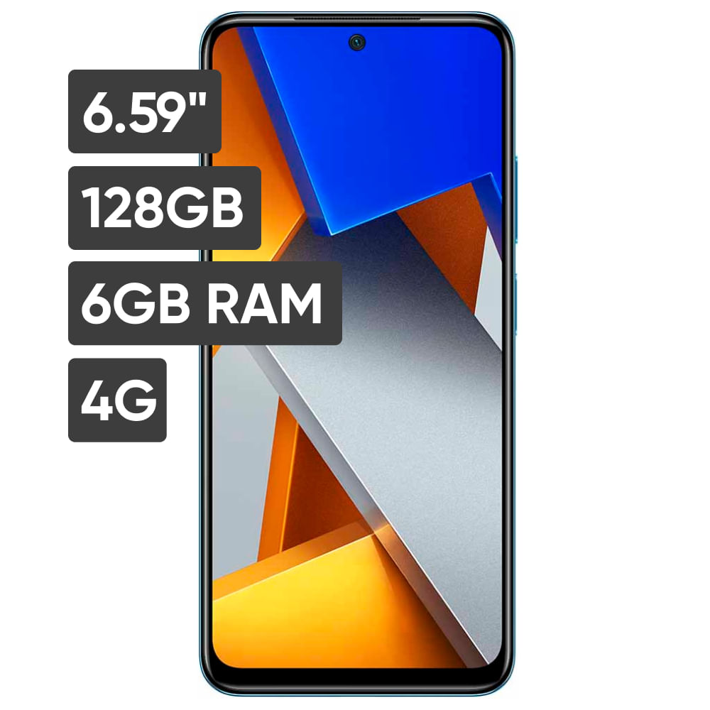 Smartphone XIAOMI Poco M4 Pro 6GB 128GB 64MP + 8MP + 2MP Cool Blue