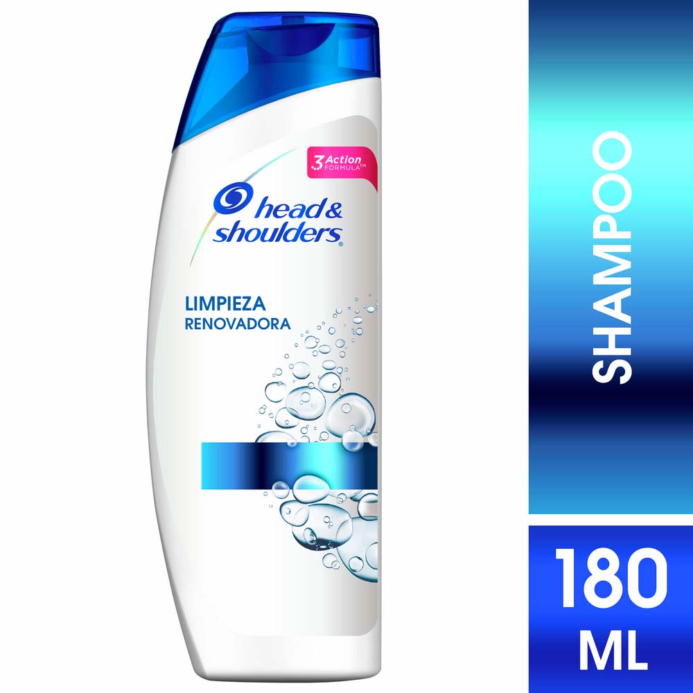 Shampoo HEAD & SHOULDERS Limpieza Renovadora Control Caspa Frasco 180ml