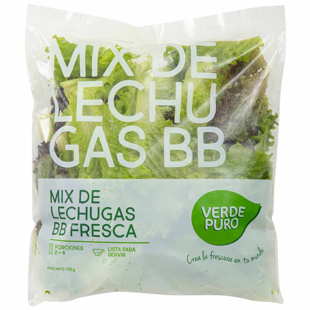 Mix de Lechuga VERDE PURO Bolsa Unidad