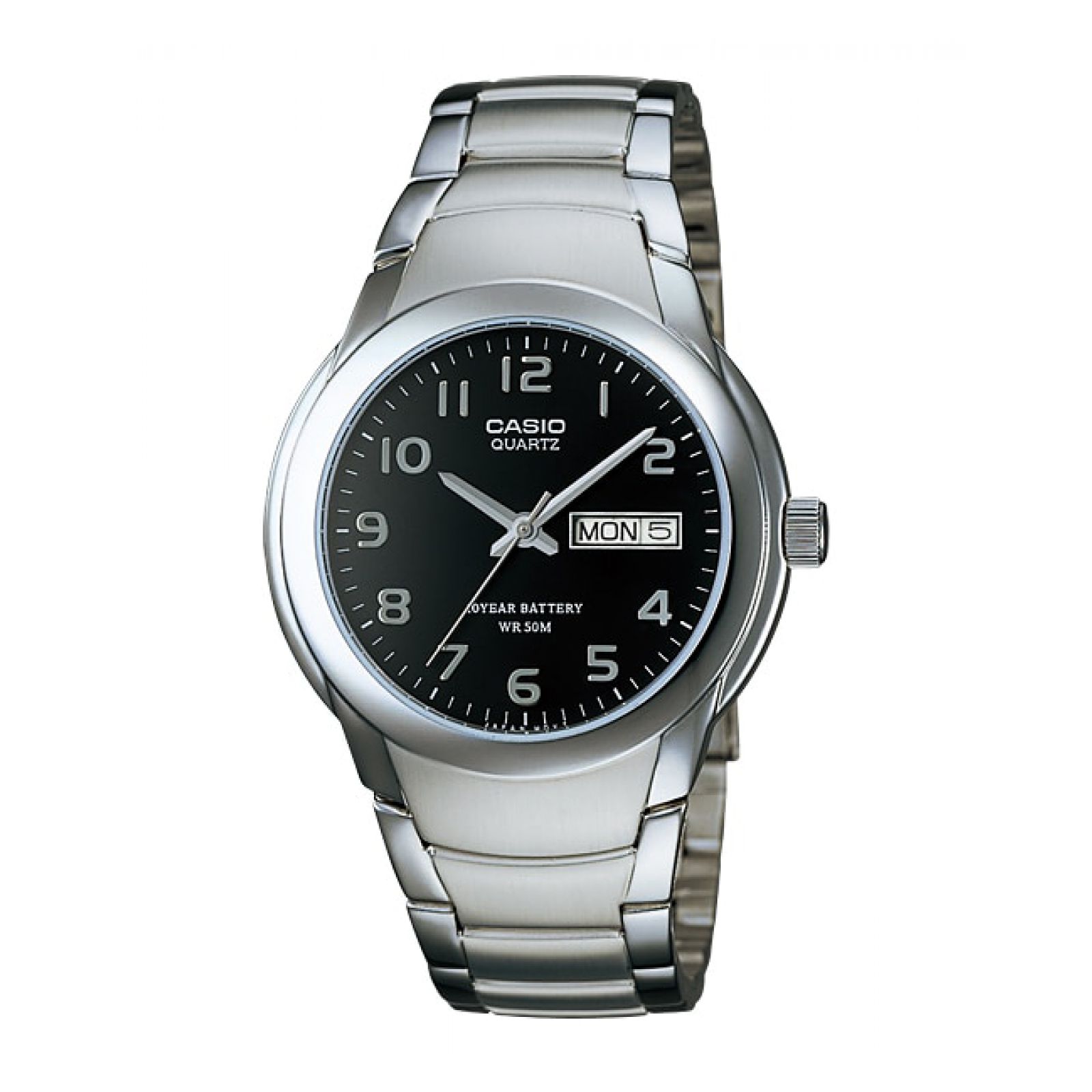 Reloj Casio Mtp-1229d-1av Plateado Unisex