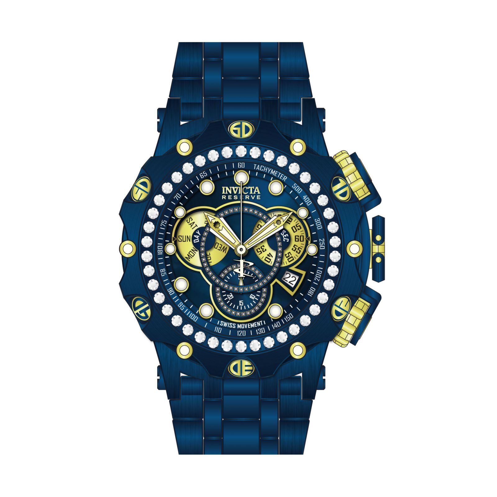 Reloj Invicta 35561 Azul Oscuro Hombres
