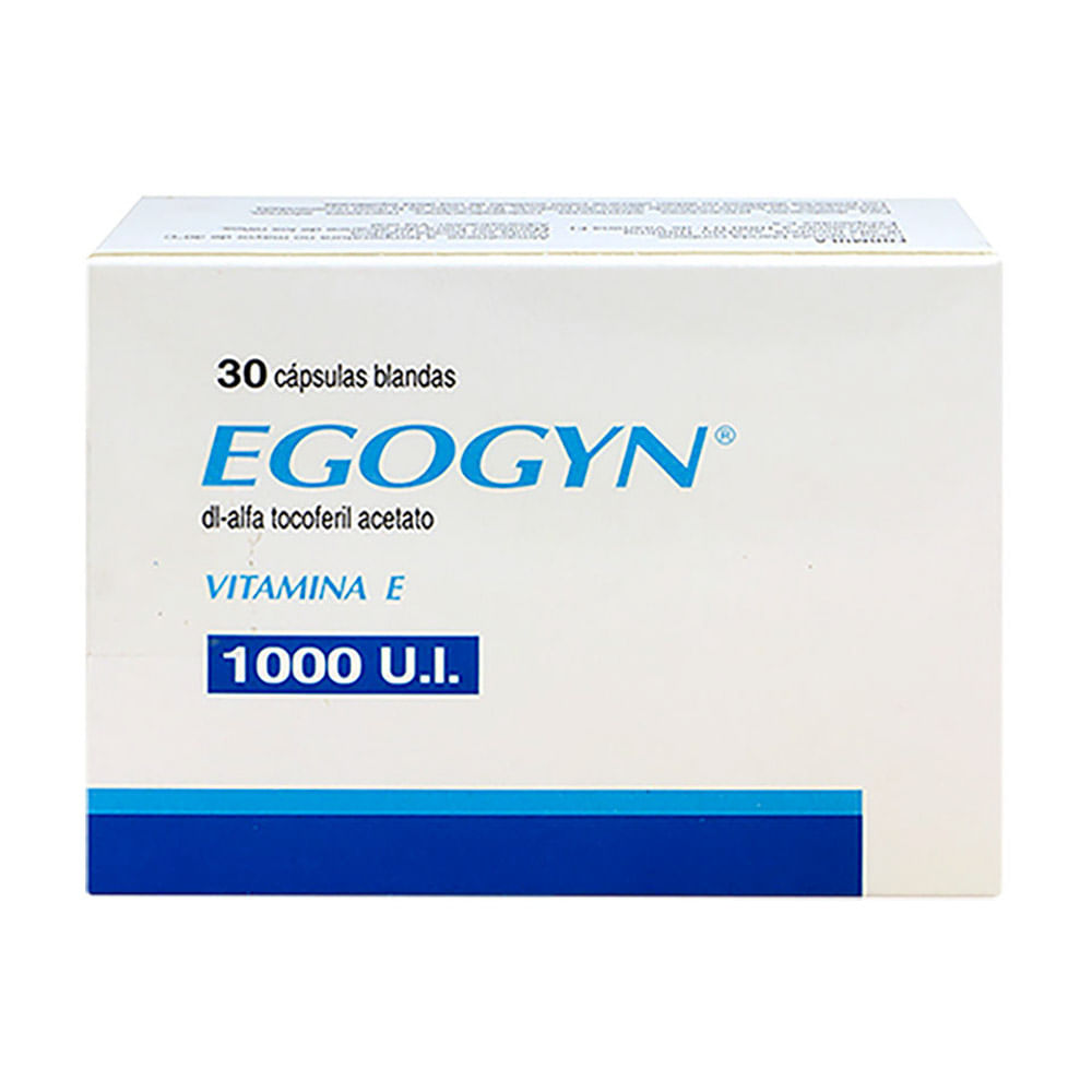 Egogyn 1000 UI Vitamina E Cápsula blanda