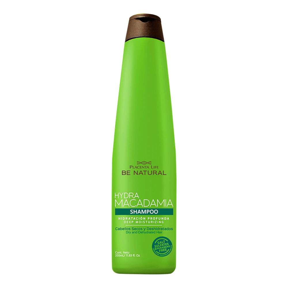 Shampoo Be Natural Hydra Macadamia - Frasco 350 ML