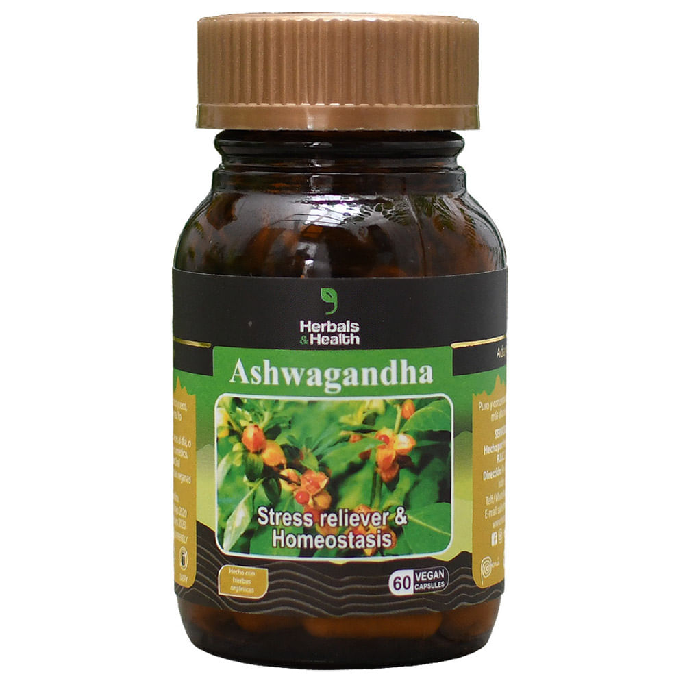 Herbals & Health Ashwagandha Cápsulas