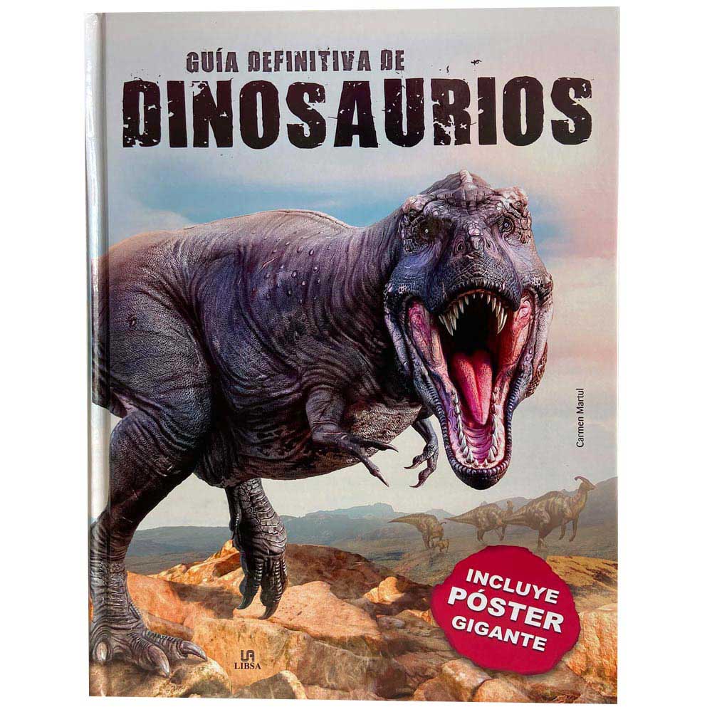 Libro para Niños INCA Guia Definitiva De Dinosaurios C/Póster