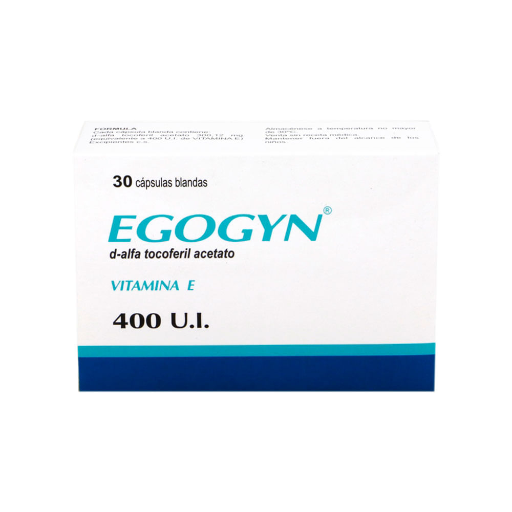 Egogyn 400UI Vitamina E Cápsula blanda
