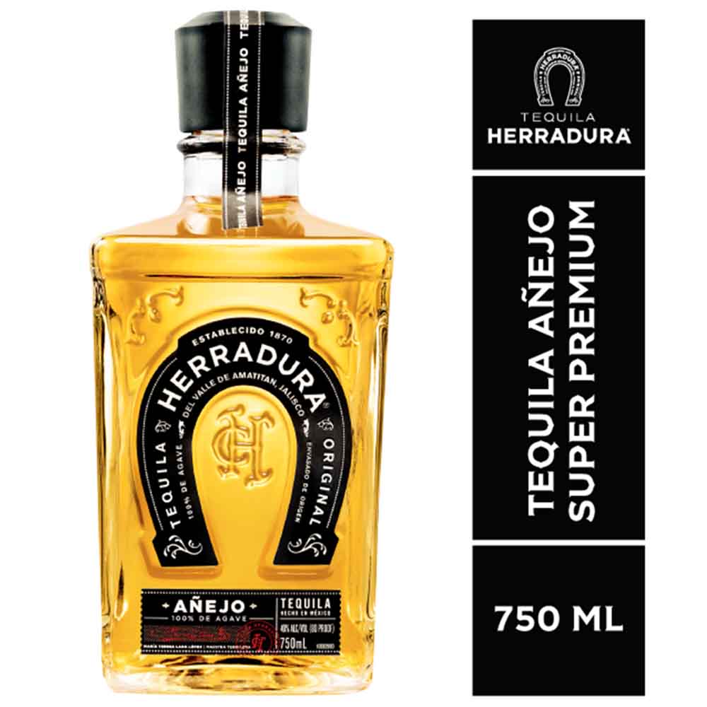 Tequila Añejo HERRADURA Botella 750ml