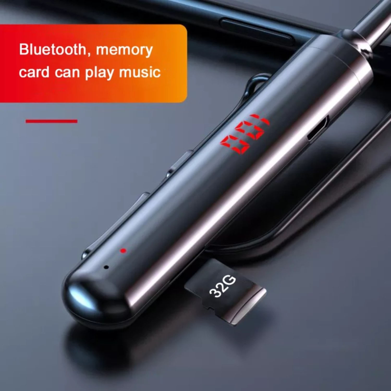 Audifonos Bluetooth S960 Rojo Stereo 9D Sport Tarteta de memoria