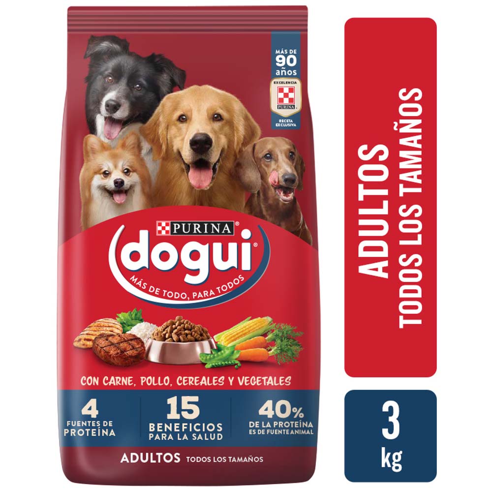 Alimento Seco para Perros DOGUI Adultos 3kg