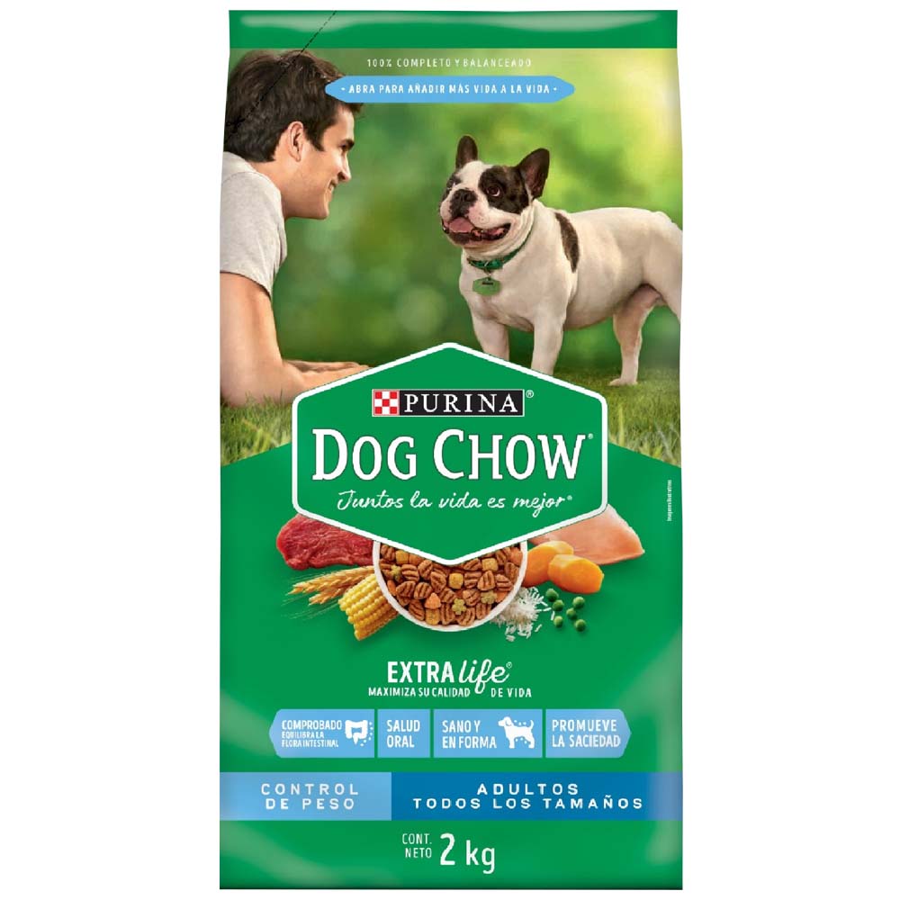 Comida para Perros DOG CHOW Adulto Control de Peso Bolsa 2Kg