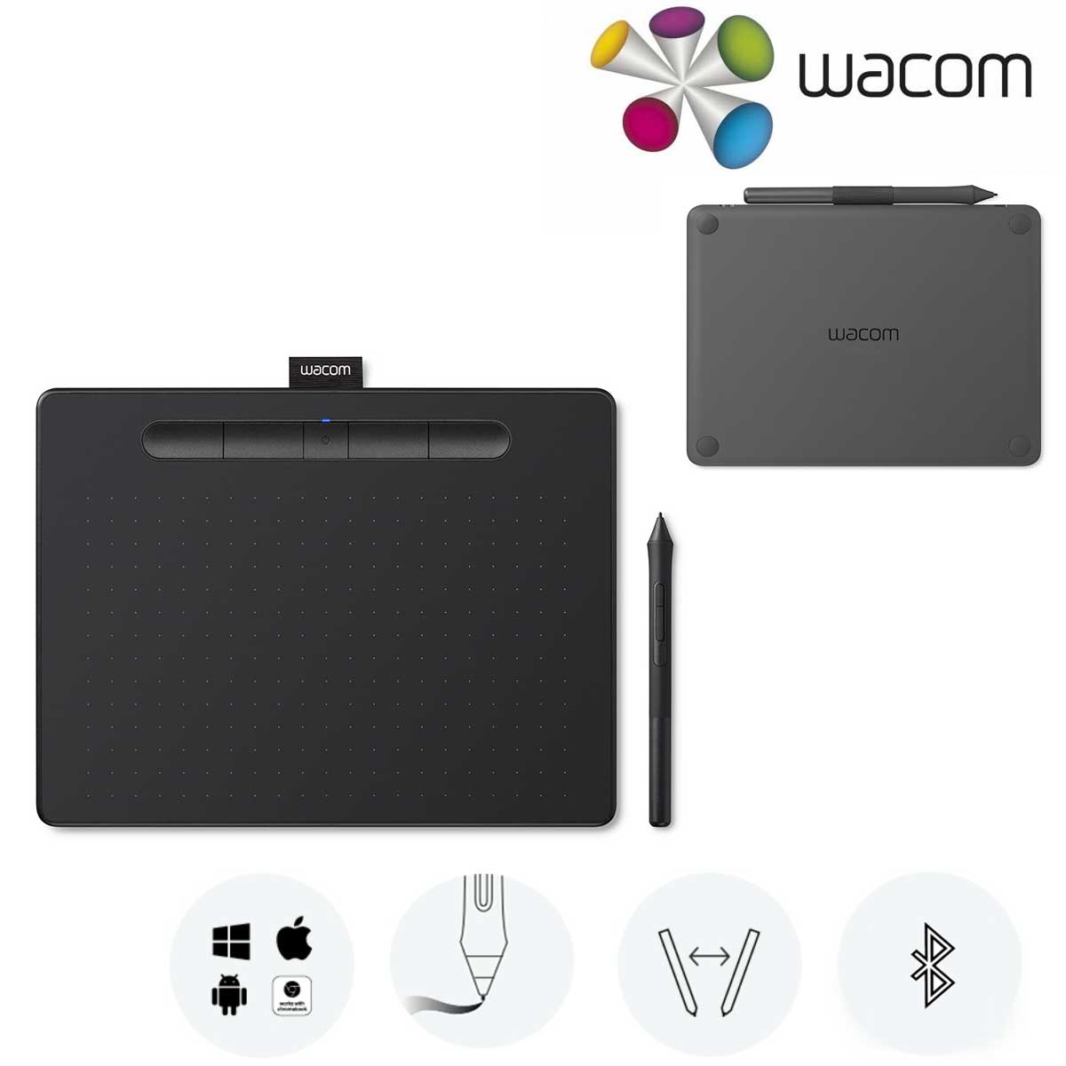 Tableta Grafica Wacom CTL6100WLK0 Intuos Bluetooth Black