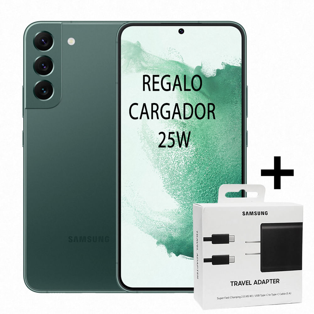 Samsung Galaxy S22 256GB 8GB RAM + Cargador 25W - Verde