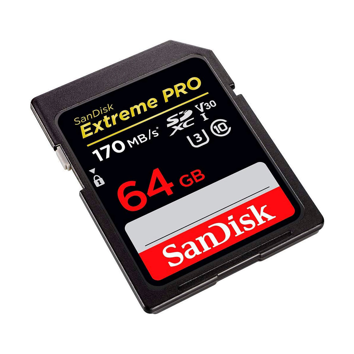 Tarjeta de memoria SANDISK SD Extreme Pro 64GB de 170MB/S