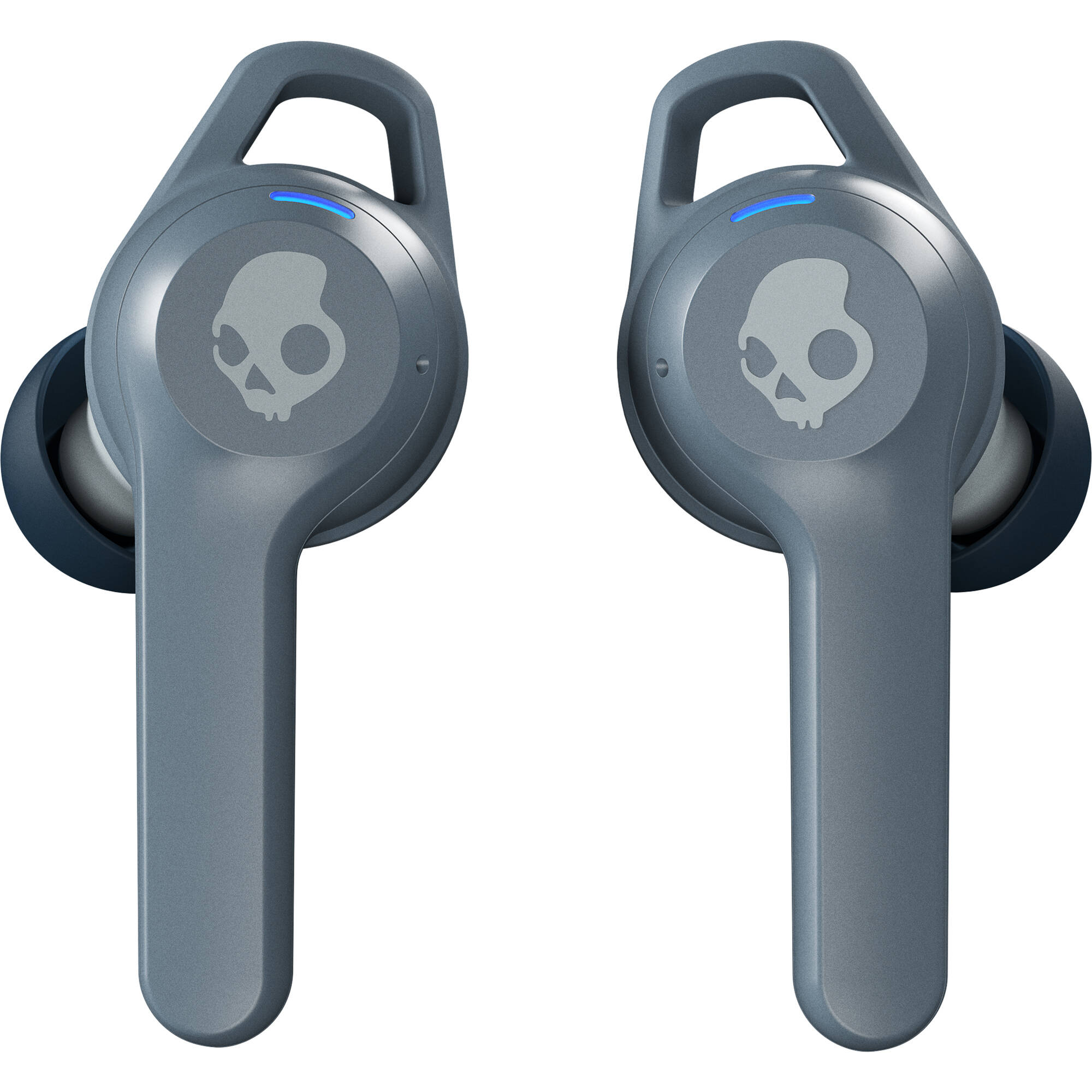 Skullcandy Indy Evo True Wireless In-Ear Headphones (2da generación, Chill Grey/Pow)