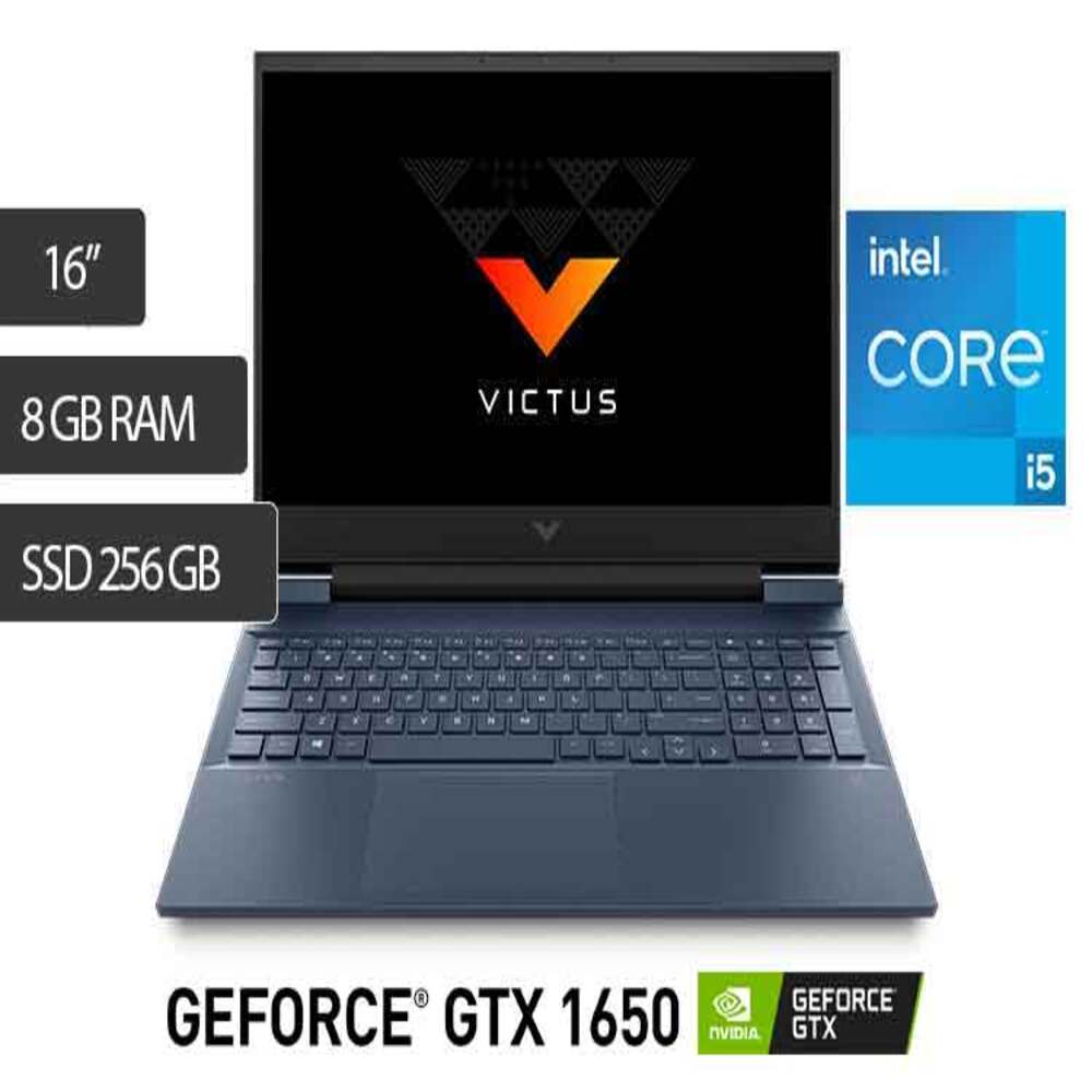 Laptop HP Victus BY 16-D0503LA 16.1" Intel Core i5 11va Generación Ram 8GB 256GB SSD 16.1”